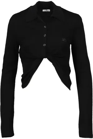 Courrèges Camisa con detalle de nudo
