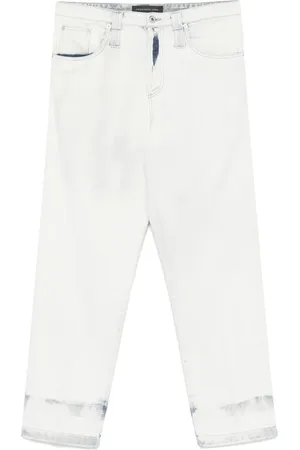 Federico Cina Jeans con efecto blanqueado