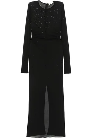 BLUMARINE Vestido largo traslúcido