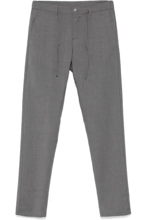 CANALI Pantalones con dobladillo vuelto