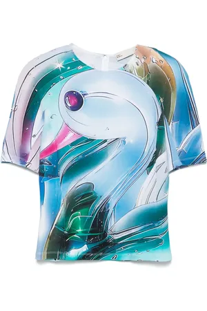 Tory Burch Playera estampada