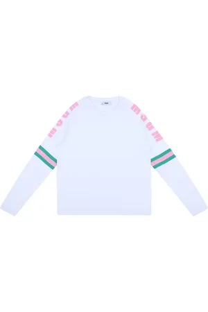 Msgm Playera con logo estampado