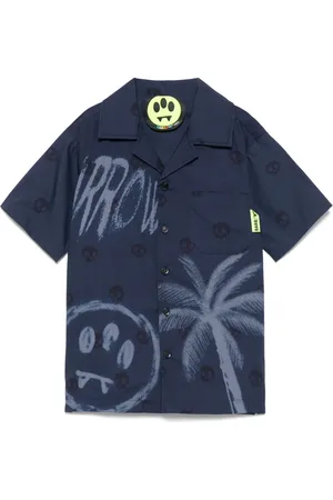 BARROW Camisa con motivo de calavera