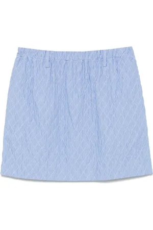 Nº21 Falda corta con rayas estampadas