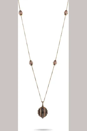 Cartier Collar Collier Nouvelle Vague en oro rosa de 18kt con gemas