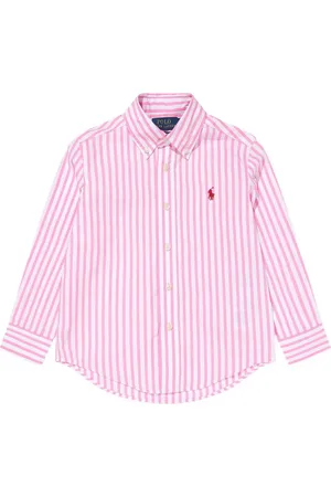 Ralph Lauren Camisa con botones y rayas estampadas