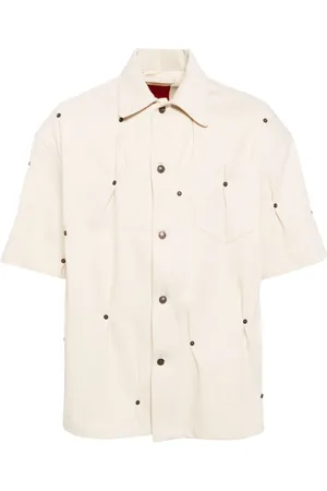 Kusikohc Camisa de mezclilla manga corta