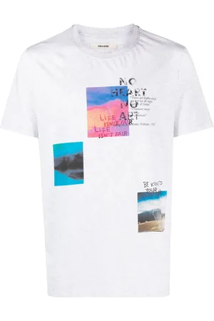 Zadig & Voltaire Playera con estampado gráfico