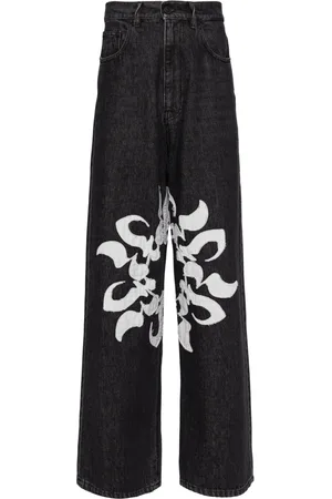 Kusikohc Jeans con diseño patchwork