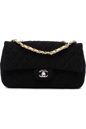CHANEL Bolsa de hombro Single Flap mediana clásica de malla 2009-2010