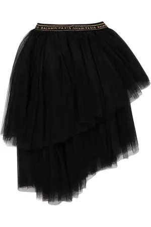 Balmain Falda de tul a capas