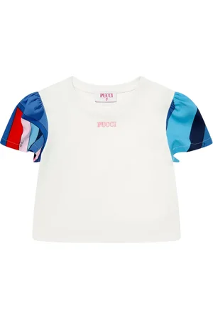 PUCCI Junior Playera de algodón
