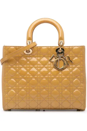 Dior Bolsa satchel Large Patent Cannage Lady Dior 2011