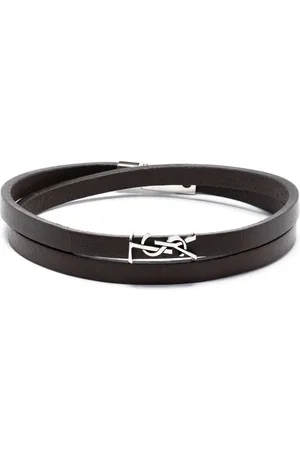 Saint Laurent Sandalias con placa Cassandre