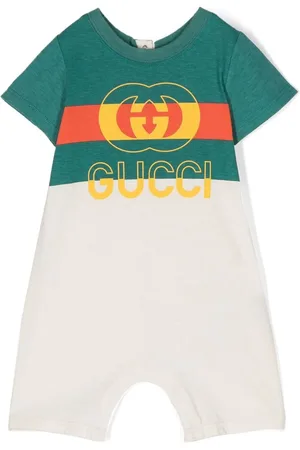Gucci Romper con logo estampado