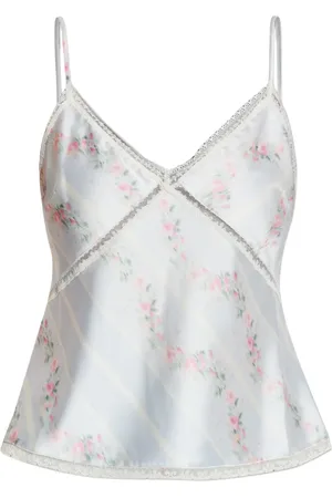 LOVESHACKFANCY Top con estampado floral