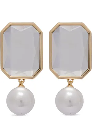 Self-Portrait Aretes con detalles de cristal