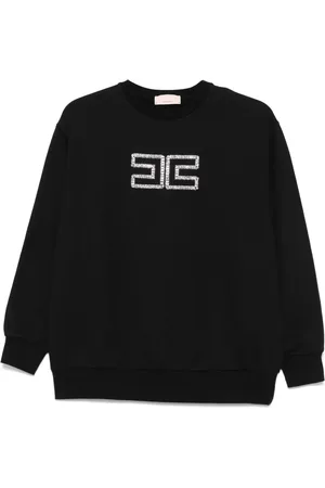 Elisabetta Franchi Sudadera con logo y detalles