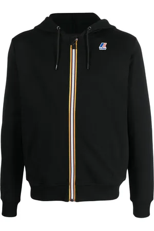 K-Way Hoodie con parche del logo y cordones