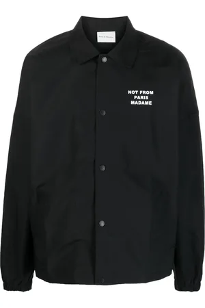 Drôle de Monsieur Camisa manga larga con eslogan estampado