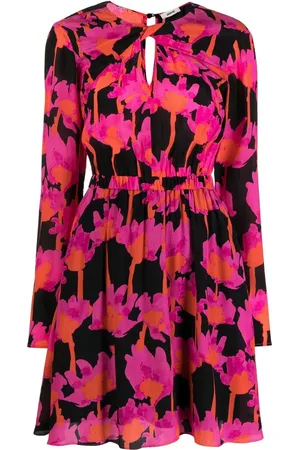 Jason Wu Vestido con detalle torcido y estampado abstracto