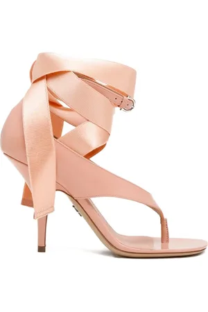 Salvatore Ferragamo Sandalias con detalle de listón y tacón de 95mm