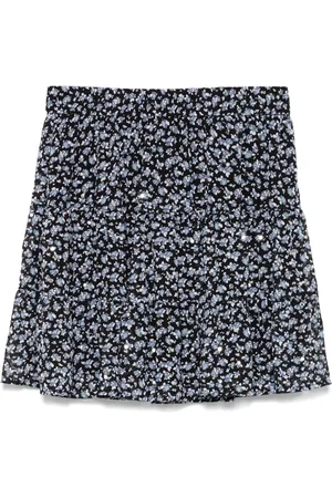 Michael Kors Falda con estampado floral y apliques