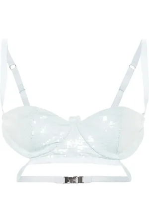 GCDS Top estilo brasier bordado con lentejuela