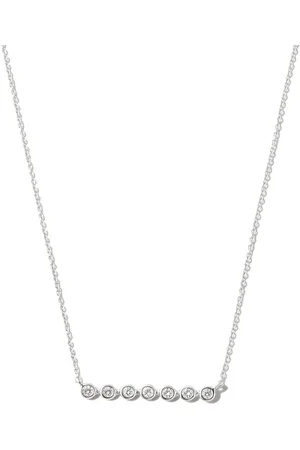 Dana Rebecca Designs Collar Lulu Jack en oro blanco de 14kt con diamantes