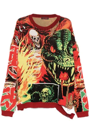 LU’U DAN Suéter Misfit en jacquard