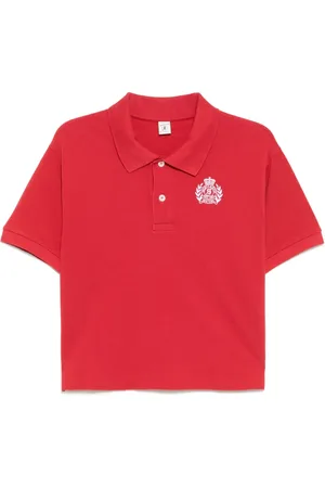 Sporty & Rich Playera tipo polo H&W de piqué