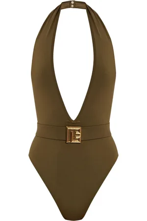 Balmain Traje de baño con logo