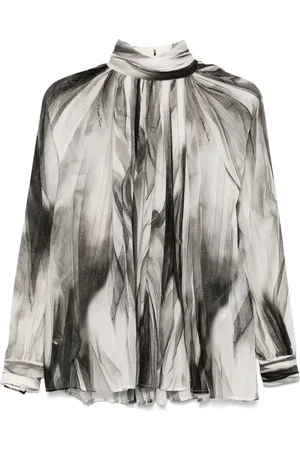 Elisabetta Franchi Blusa con estampado abstracto