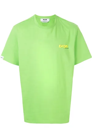 Msgm Playera con logo estampado