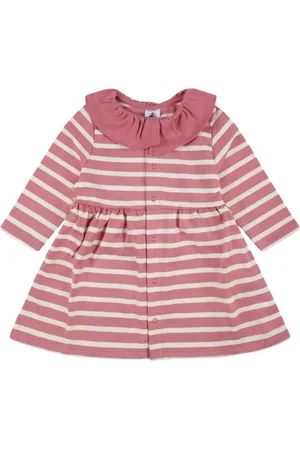 Petit Bateau Vestido de tela jersey manga larga