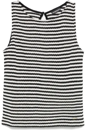 Emporio Armani Top con motivo de rayas
