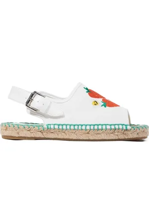 Stella McCartney Sandalias con fresas bordadas