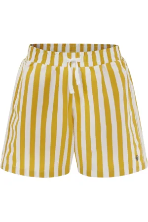 Petit Bateau Shorts de playa con rayas estampadas