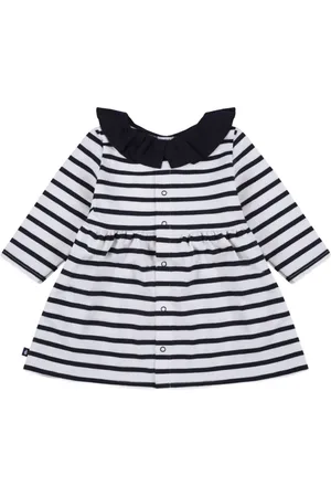 Petit Bateau Vestido de tela jersey manga larga