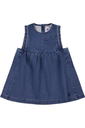 Petit Bateau Vestido de mezclilla sin mangas