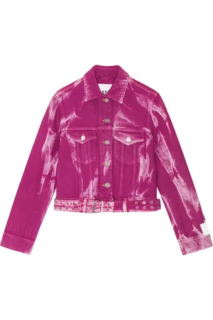 Ganni Chamarra con estampado tie-dye