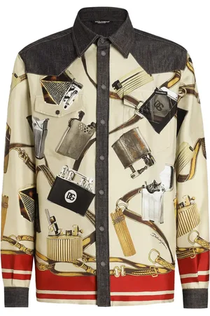 Dolce & Gabbana Camisa con estampado gráfico