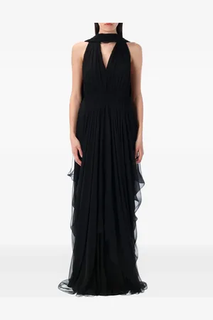 Alberta Ferretti Vestido largo de seda