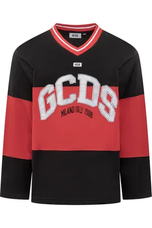 GCDS Playera manga larga con logo