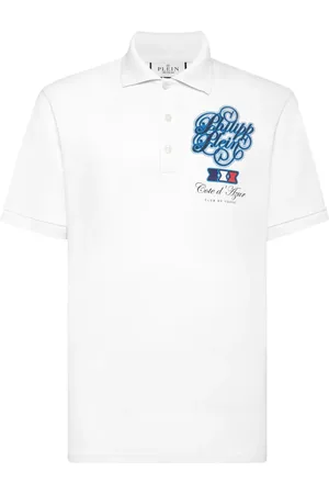 Philipp Plein Playera tipo polo Racing Car