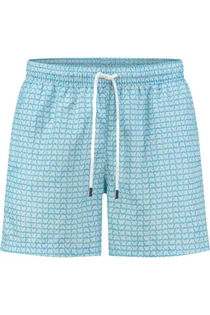 FEDELI Shorts de playa con motivo