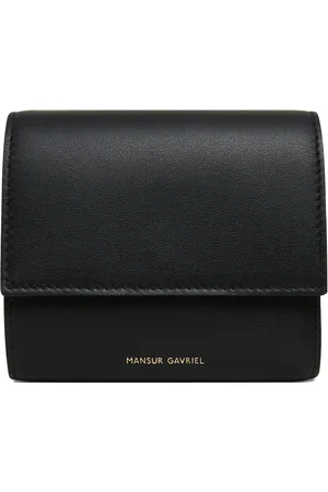 Mansur Gavriel Cartera plegable con sello del logo