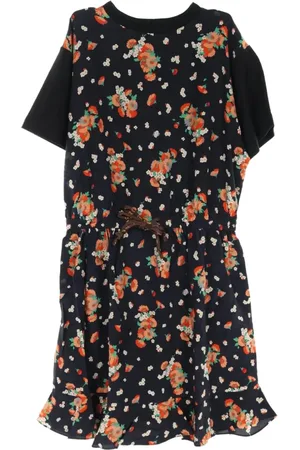 LOUIS VUITTON Vestido corto con estampado floral 2020