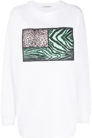 Roberto Cavalli Sudadera con animal print