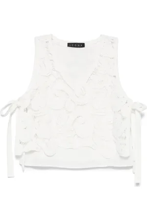 Kaos Top tejido de crochet